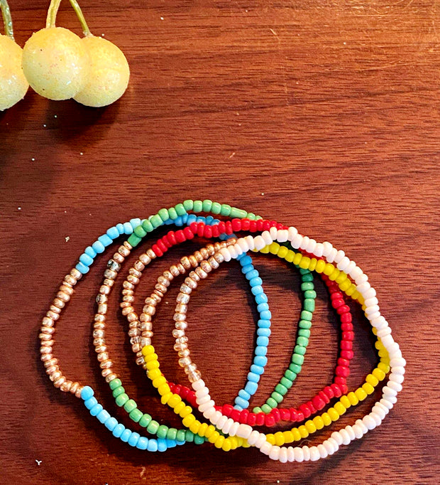 Bohemian 'All About Colors' Gold Seed Bead Style Pack