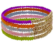 Bohemian 'Matte Neon' Gold Seed Bead Style Pack