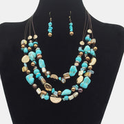 Turquoise Dreams Layered Necklace Set