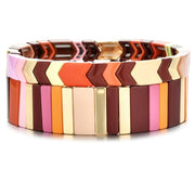 Pink Rainbow Bracelet Set