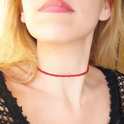 Candy Color Seed Bead Choker