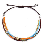 Colorful Glass Beads Charm Bracelets