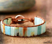 Bohemian Style Amazonite Heart Chakra Bracelet